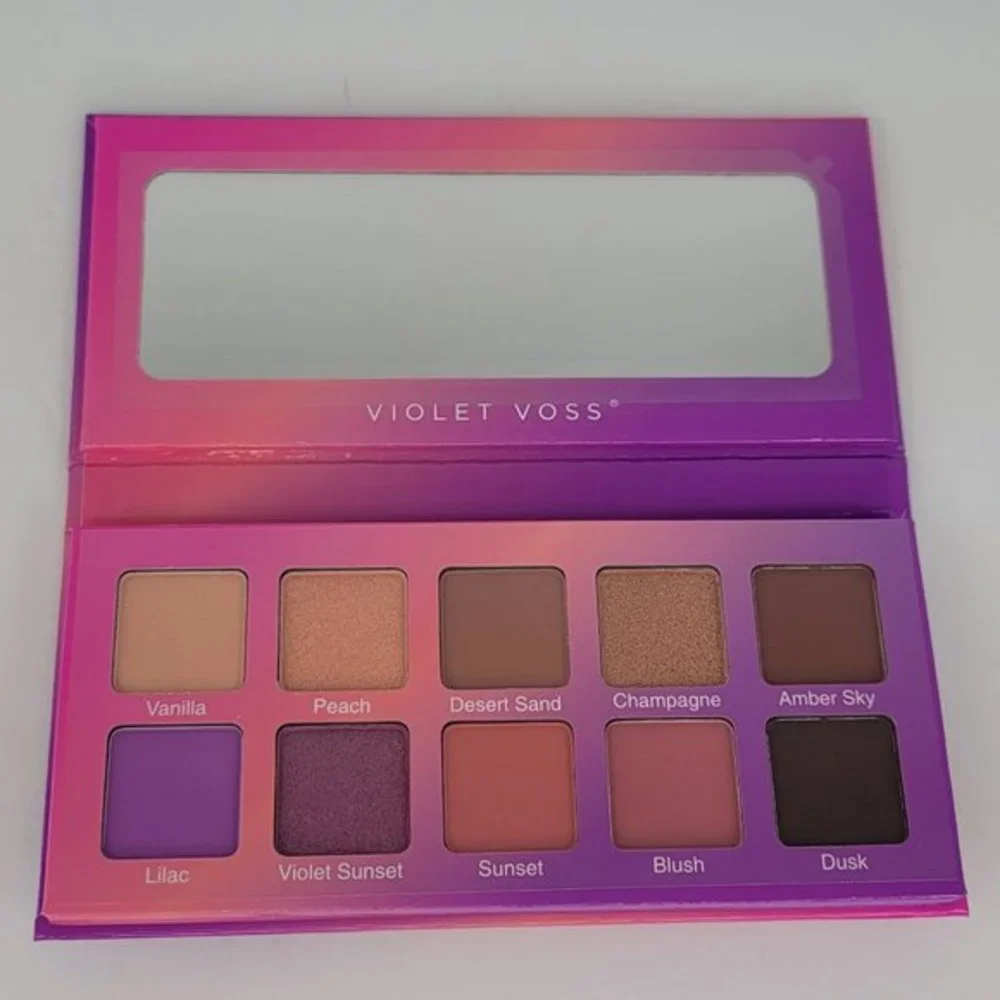 VIOLET VOSS Violet Sunset 10 Eyeshadow‎ Palette Warm Purple Pink Full NEW $36